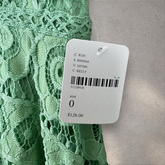 Free People Women Just Like Honey Kelly Lace Dress Size 0 NWT Mini Festival Boho - Picture 4 of 6